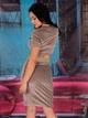 Garnitur (top + spódnica) Merribel Lyana S Beige (5907621618292) - obraz 2