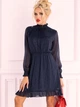 Sukienka trapezowa damska Merribel Collya 2XL Granatowa (5907621607999) - obraz 5