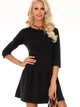 Sukienka trapezowa damska Merribel Marhix XL Czarna (5902143683353) - obraz 1