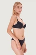 Комплект белья: бюстгальтер push-up и трусики бразилиана Leilieve 70C/S Чёрный (Nero) (79900) - изображение 3