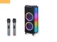 Портативна колонка валіза XPRO NDR-1010S 100Вт, USB, SD, FM радіо, Bluetooth, 2 мікрофон, ДК (41193-NDR-1010S) - зображення 1