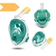 Маска для снорклінгу та дайвінгу XPRO Easybreath Tribord з кріпленням під екшн камеру L/XL зелений (GR- 144_351) - зображення 1