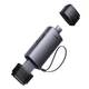 Кардридер Baseus Lite Series USB-A & Type-C to SD/TF Card Reader WKQX060113 Grey - изображение 2