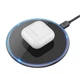 Безпровідна зарядка підставка Hoco CW6 Pro на 15W Type-C, 2A чорна - зображення 4
