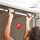 Турник PowerPlay 4128 Pull Up Bar 60-90см Steel/Black розсувний (PP_4128) - изображение 4