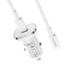 Автомобильное зарядное устройство BOROFONE BZ12B single port QC3.0 (Type-C to Lightning) White - изображение 2