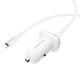Автомобильное зарядное устройство BOROFONE BZ12B single port QC3.0 (Type-C to Lightning) White - изображение 4
