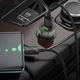 Автомобильное зарядное устройство с быстрой зарядкой 2 USB PORT + кабель Type-C QC3.0 Z47 Discovery Car Charger Black, Hoco (6931474782250) - изображение 4