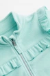 Толстовка флисовая бирюзовая однотонная H&M 86см (400092552) - изображение 2