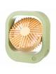 Вентилятор настільний акумуляторний DianDi Fashion Fan SQ 2177A з USB-зарядкою Салатовий з жовтим - зображення 1