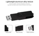 Флеш накопитель UKC 64 Гб 2в1 (USB 2.0 + Type-C, компактная флешка тайпси, подходит для смартфона, повышенная скорость) - Черный - изображение 3