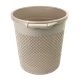 Ведро для мусора MVM BIN-09 9л Светло-коричневое (BIN-09 9L LIGHT BROWN) - изображение 2