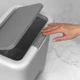Ведро для мусора MVM с крышкой и педалью BIN-03 18л Серое (BIN-03 18L GRAY) - изображение 7