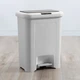 Ведро для мусора MVM с крышкой и педалью BIN-03 18л Серое (BIN-03 18L GRAY) - изображение 8