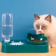 Миска для котов Taotaopets 119906 Forest Green с поилкой 22*28,2*14,5 см двойная - изображение 6