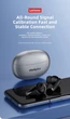 Бездротові навушники Lenovo Bluetooth 5.3 TWS сенсорне керування Black(6928760100119) - зображення 2