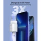 Зарядний пристрій Choetech GaN USB-A/USB-C 33W QC3.0/PD/PPS (PD5006-EU-WH) - зображення 5