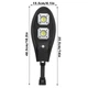 Ліхтар з датчиком руху та пультом Д/У Street Light Solar LL-62T 60 LED вуличний на сонячній батареї - зображення 10