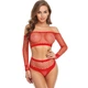 Костюм у велику сітку еротичний CindyLove Червоний XL - зображення 5