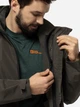 Толстовка на флисе, на молнии мужская Jack Wolfskin Waldsteig Fz M 1711361-5719 M Коричневая с принтом (4064993869200) - изображение 5