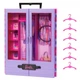 Сиреневый шкаф для одежды Barbie (HJL65) - изображение 2