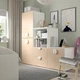 Стінка в дитячу ІКЕА SMASTAD / PLATSA 180х57х181 см береза (s99487634) - изображение 2