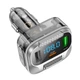 Автомобильный FM-трансмиттер модулятор Hoco FM Launcher E75 Bravery |2xUSB,1xType-C, QC3.0, PD30W, BT5.0| Black - изображение 3