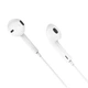 Навушники Hoco M101 Crystal joy wire-controlled earphones with microphone White - зображення 1