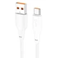 Кабель Hoco X93 Force 100W fast charging data cable Type-C 1M White - изображение 1