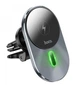 Холдер Hoco CA91 Magic magnetic wireless fast charging car holder Gray - изображение 1