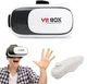 Очки виртуальной реальности с пультом управления для телефона шлем 3d vr box 2.0 ВиАр шлем - изображение 1