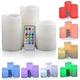 Світлодіодний Нічник Набір свічок LED світильник 3 свічки 12 кольорів Luma Candles Color Changing - зображення 4