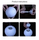 Зволожувач повітря Humidifier 3D Moon Lamp Light Diffuser у формі місяця - зображення 4