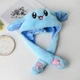 Светящаяся шапка Pikachu toys soft toys with led с двигающими ушками шапка с Led подсветкой - изображение 2