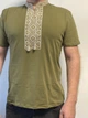 Футболка вишиванка 3XL олива (БМ-40) - зображення 3