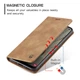 Чохол книжка з магнітом Samsung Galaxy A34 A346 CaseMe Brown (32840-30) - зображення 6