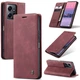 Чехол книжка с магнитом Xiaomi Redmi Note 12 CaseMe Wine (32843-42) - изображение 1