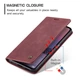Чехол книжка с магнитом Xiaomi Redmi Note 12 CaseMe Wine (32843-42) - изображение 7