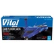 Домкрат гидравлический подкатный Vitol 3 т коробка высота подъема 150-530 мм с надставкой 20 кг - изображение 4