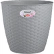 Вазон Stefanplast Natural круглий 24 см Сірий (73836) - зображення 1