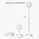 Вентилятор Adyss P11 Fan Portable - портативный вентилятор с дистанционным управлением - изображение 4