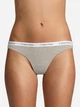 Набор трусиков танга женских хлопковых Calvin Klein Underwear 675116137 XL 3 шт Разные цвета (1159784228) - изображение 1