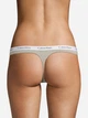 Набор трусиков танга женских хлопковых Calvin Klein Underwear 675116137 XL 3 шт Разные цвета (1159784228) - изображение 2