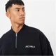 Толстовка Jack Wills Bomber Quarter Zip Sweater Black, M (46) (11761597) - зображення 3
