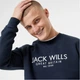 Толстовка Jack Wills Belvue Graphic Logo Crew Neck Navy, XL (50) (11805291) - зображення 2