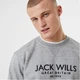 Толстовка Jack Wills Belvue Graphic Logo Crew Neck Grey Marl, L (48) (11807257) - изображение 2