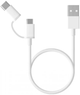 Kabel Xiaomi Mi 2 w 1 USB Cable Micro USB to Type C 100 cm (6970244524911) - obraz 1