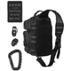 Тактичний однолямковий рюкзак Mil-Tec Tactical Black one strap larg 29 л. 14059288 - зображення 2