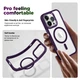 Чехол для Apple iPhone 12 Pro/12, Unit MagSafe, Фиолетовый, прозрачный, магсейф, противоударный, магнитный, панель-накладка с поддержкой MagSafe, с поддержкой беспроводной зарядки, TPU+PC, защита всего корпуса, ударостойкий, ArmorStandart (ARM74851) - изображение 2