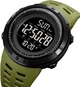 Часы наручные мужские с ночной подсветкой Skmei 2070 black/Green - изображение 2